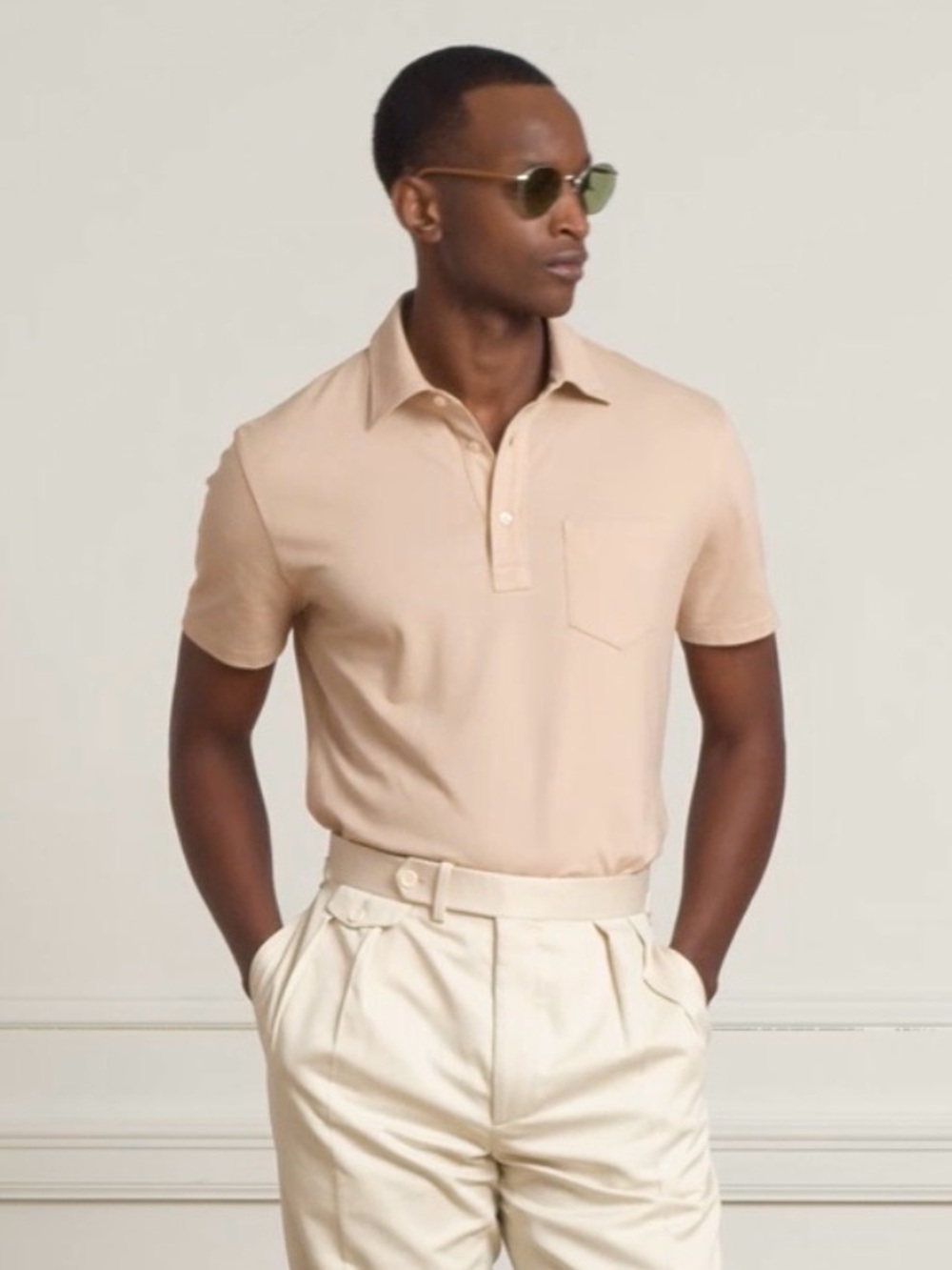 Ralph Lauren Purple label Pique Cashmere cotton blend Polo 2026